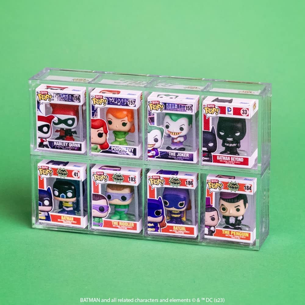 Funko Bitty Pop! DC Mini Collectible Toys 4-Pack - Batman, Robin, Scarecrow & Mystery Figure
