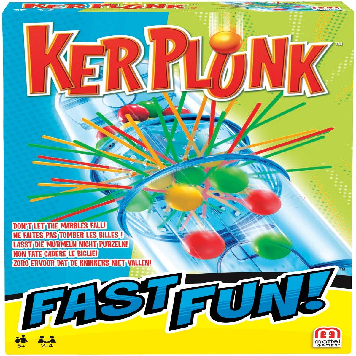 Mattel KerPlunk! Fast Fun Game for Adult (Multicolour)