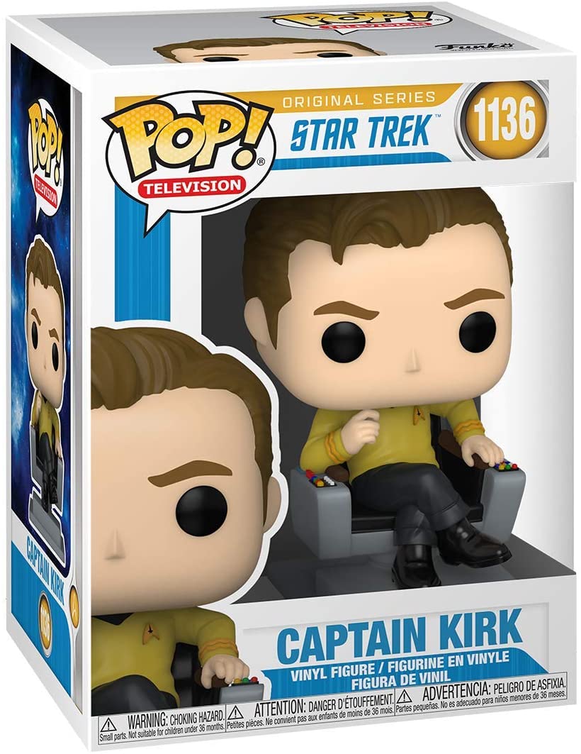 Funko Star Trek: The Original Series - Captain Kirk in Chair Pop - Figure #1136