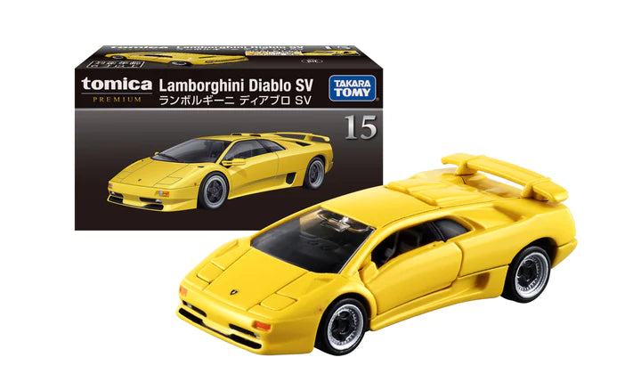 Tomica TP15 Lamborghini Diablo SV Diecast 1:64 Scale Model Collectible Car