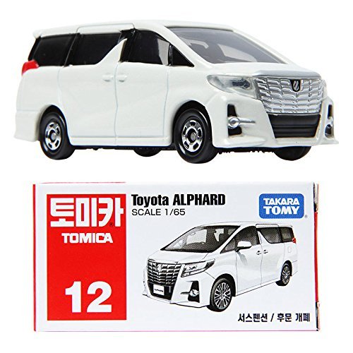 Tomica No.12 Toyota Alphard Diecast Scale 1/65 Model Collectible Car