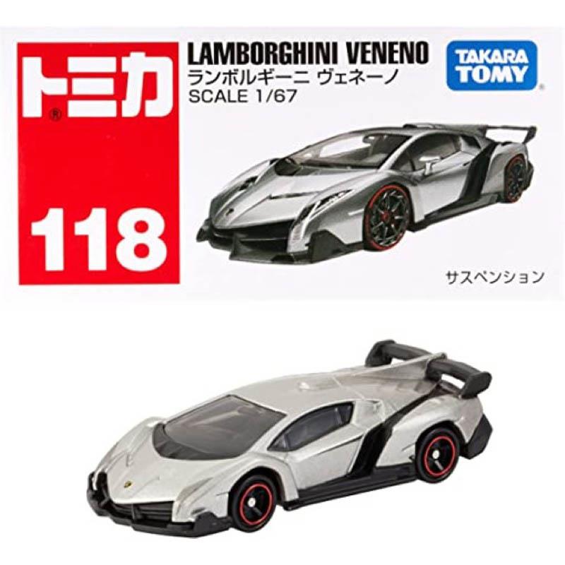 Tomica No.118 Lamborghini Veneno Diecast Scale 1/67 Model Collectible Car