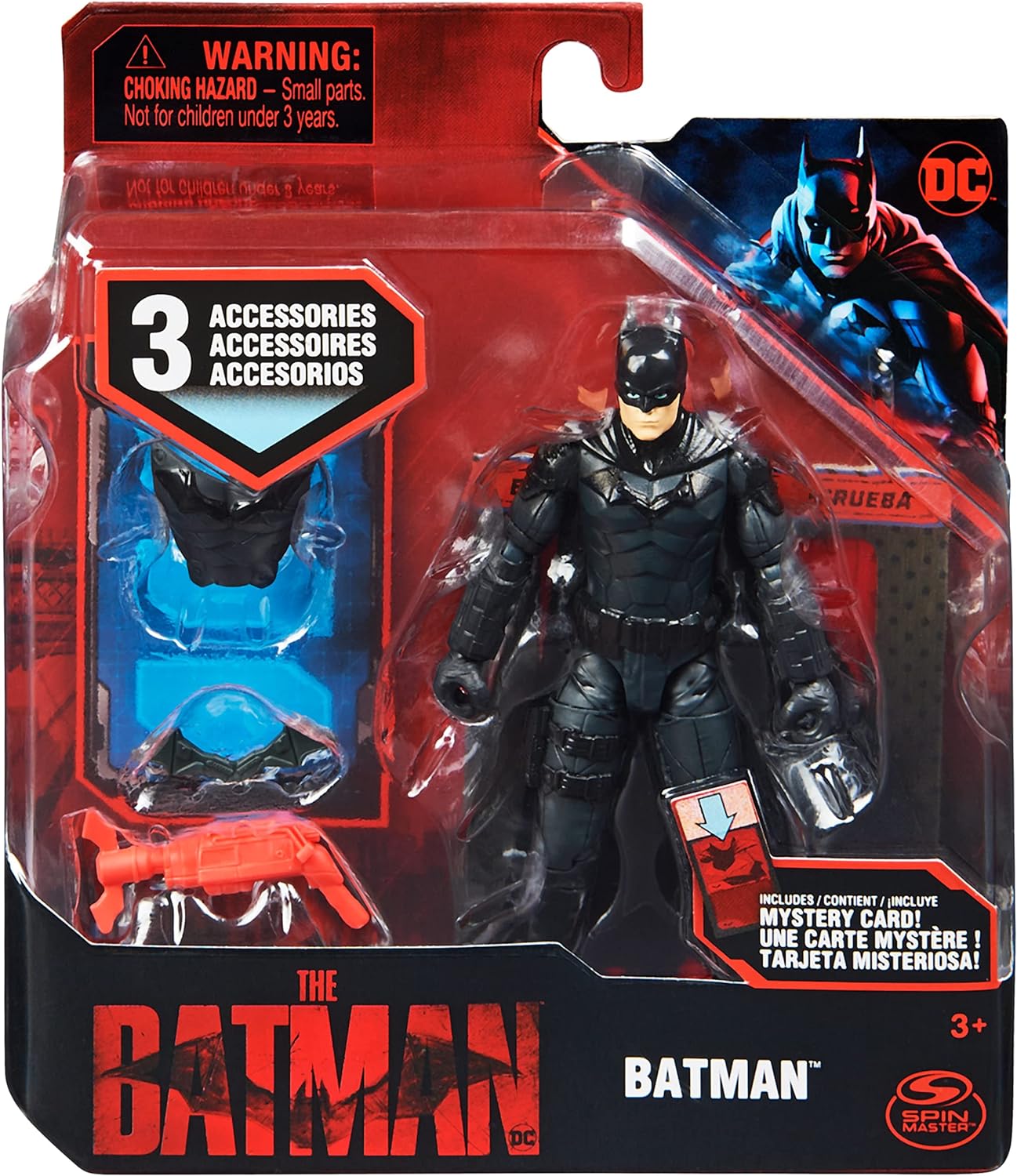 DC Comics, Gant de Batman avec lanceur, jeu de rôle interactif, le film Batman à collectionner pour garçons et filles à partir de 4 ans DC Comics, Gant de Batman avec lanceur, jeu de rôle interactif, le film Batman à collectionner pour garçons et filles à partir de 4 ans