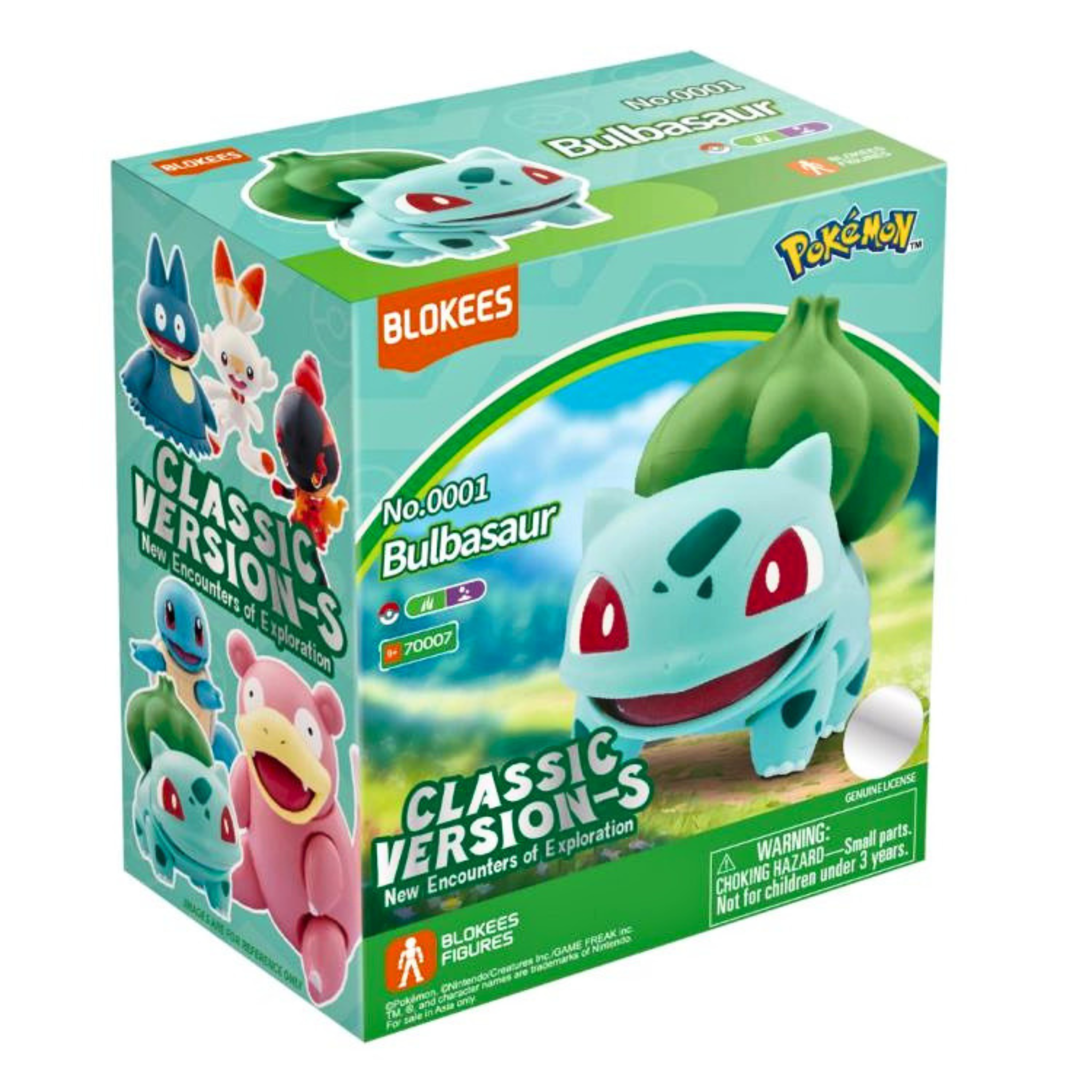 Blokees Bulbasaur Model Kit Pokémon Classic Version S – Blue Balloon Toys