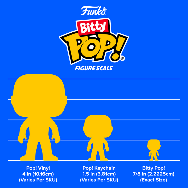 Funko Bitty Pop! Minions – Pack 4 Figurines 2,2 Cm, Frankenbob, Bride Kevin, Creature Mel + Mystère – étagère Empilable – Collection
