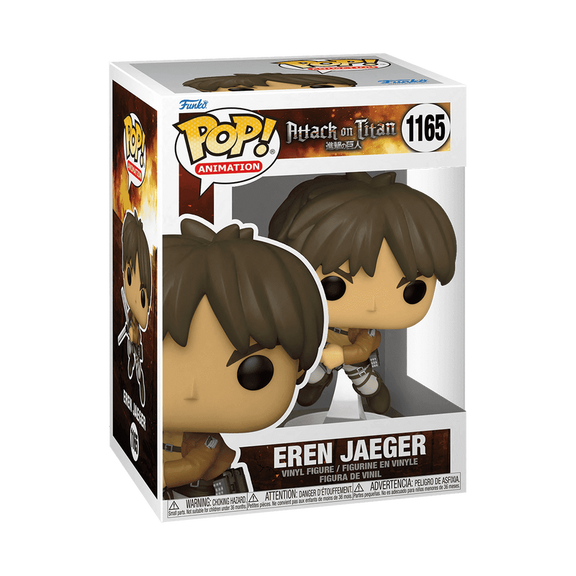 Funko Pop Eren Jaeger Leaping Attack on Titan Figure India – Blue ...