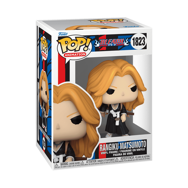 Funko Pop! Rangiku Matsumoto figure packaging with Bleach branding