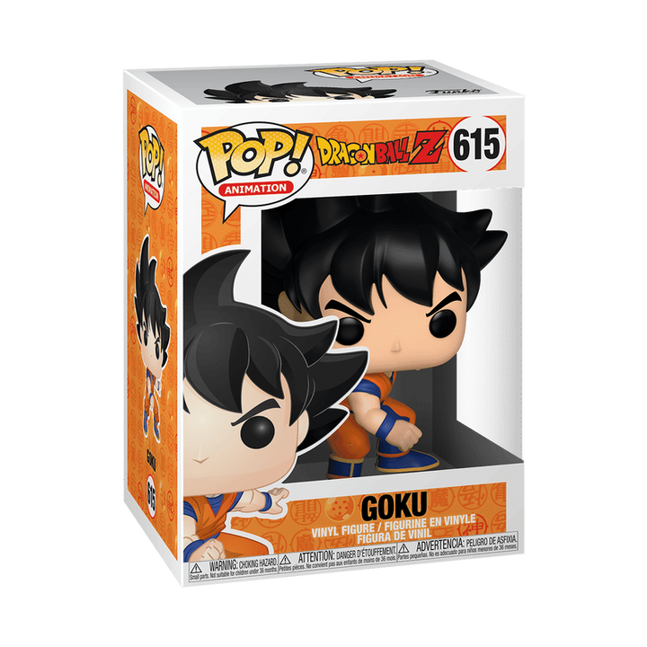 Funko Pop! vinyl figure packaging of Goku from Dragon Ball Z with box number 615.