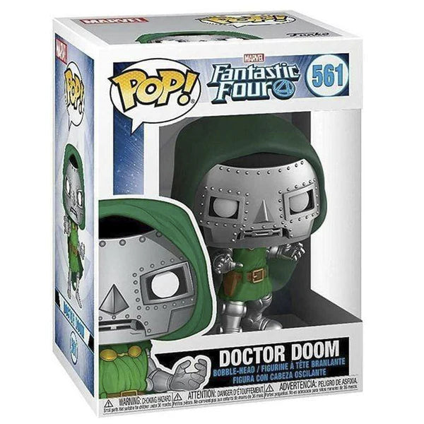 Funko Pop of Doctor Doom from Fantastic Four
