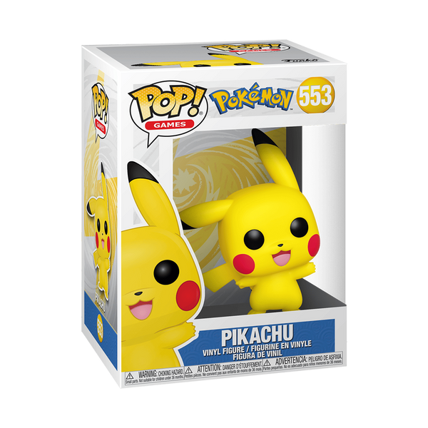 Pikachu Funko Pop! vinyl figure in packaging on a white background