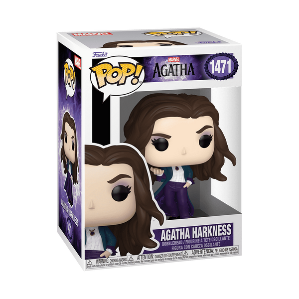 Funko Pop! Marvel Agatha Harkness #1471 vinyl figure in box – WandaVision collectible