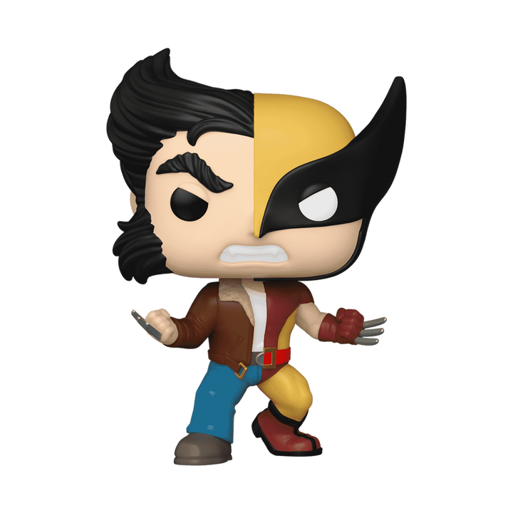 Funko Pop! vinyl figure of a superhero with half black and half yellow hair on a white background