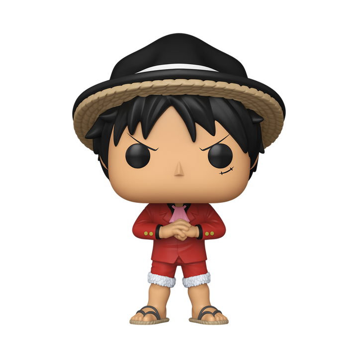 Funko Pop! vinyl figure of a character with a black hat and red outfit on a white background