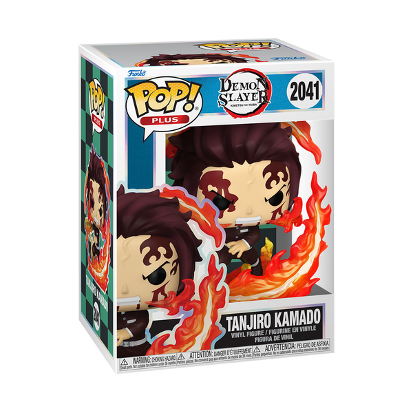 Funko Pop! vinyl figure packaging of Tanjiro Kamado from Demon Slayer on a white background
