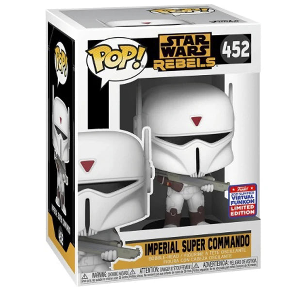 Funko Pop! Star Wars Rebels Imperial Super Commando figure in packaging