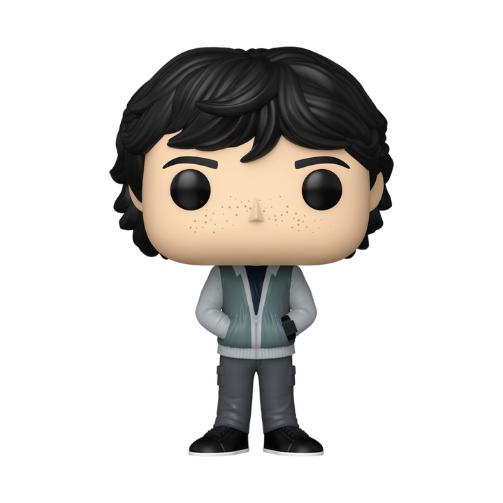 Funko Pop! vinyl figure of Mike Wheeler wearing jacket and jeans on a white background.