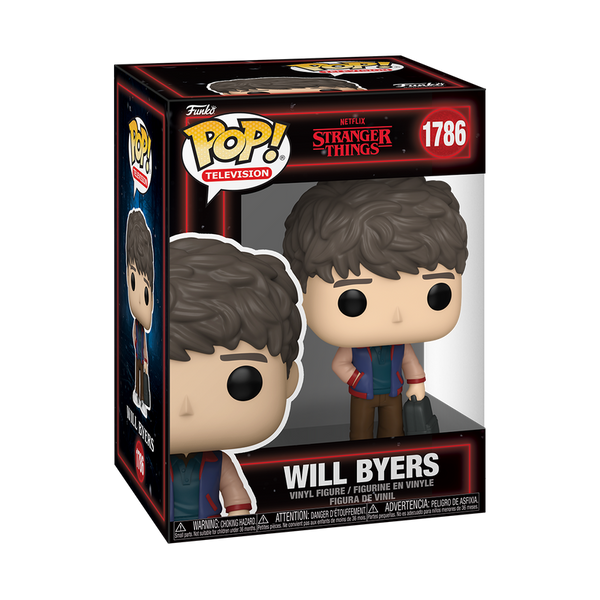 Boxed Funko Pop! TV Stranger Things Season 5 Will Byers figure showing front and side packaging.