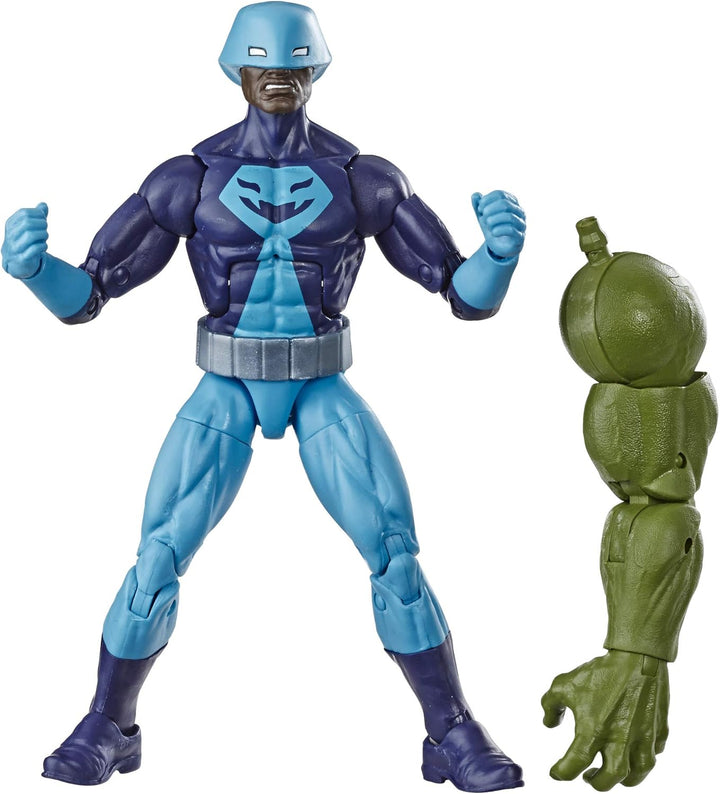  Rock Python Superhero action figure with a smaller green figure on a white background