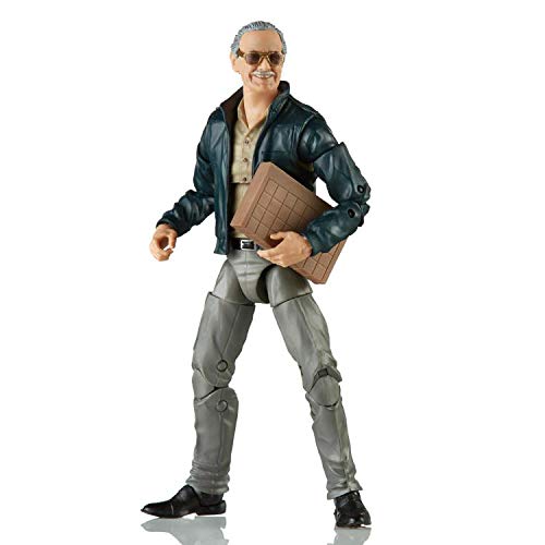 Action figure of a character in a jacket and pants holding a folder on a white background