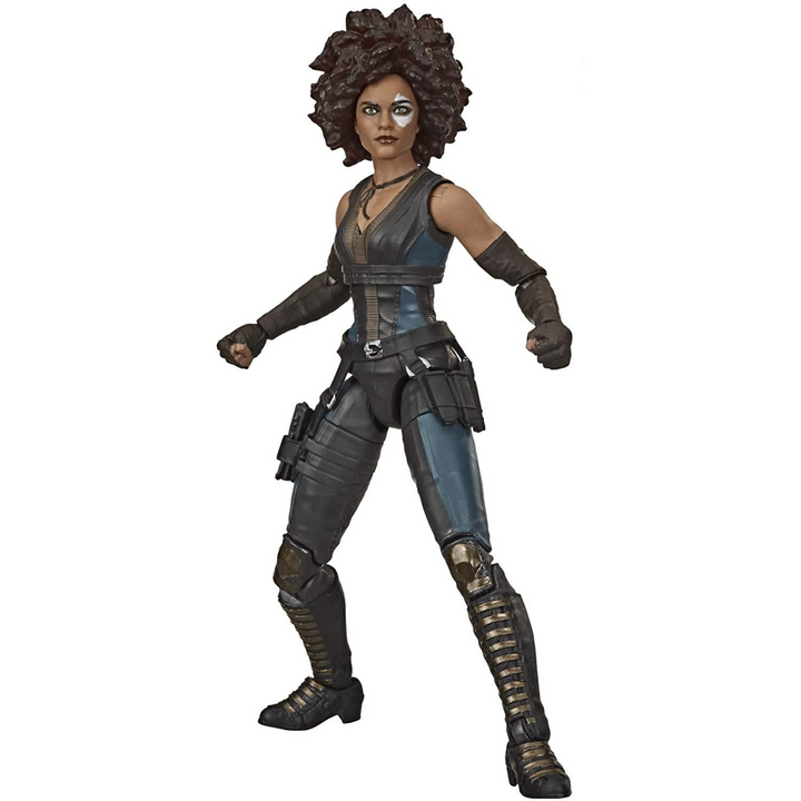 Action figure in a detailed costume on a white background