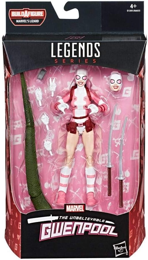 Marvel Legends Series Gwenpool action figure packaging