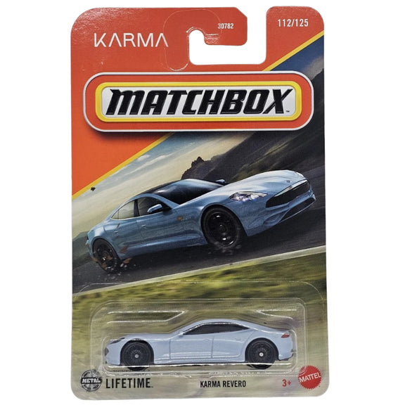 Mattel Matchbox 1:64 scale Karma Revero Diecats Car (Imported) – Blue ...