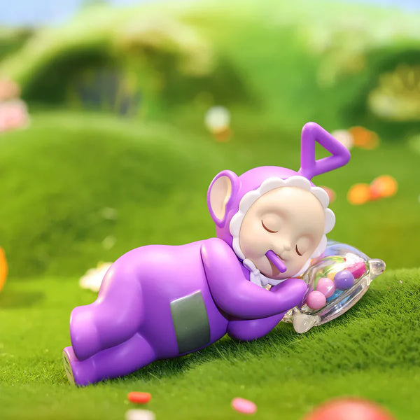 Tinky winky Pop Mart figure from Teletubbies