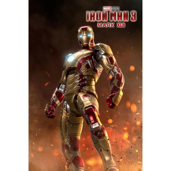 ZD Toys Marvel Iron Man Mark 42 Action Figure 1/10 Scale (Luminous Version)