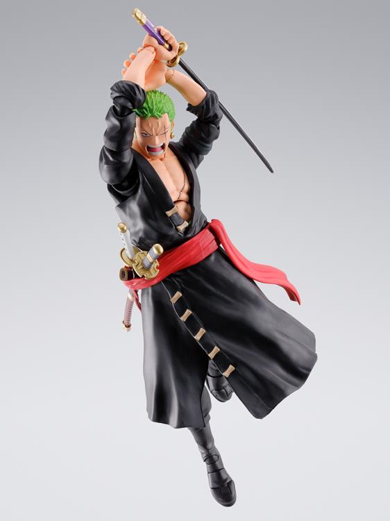 Zoro slashing stance with sword