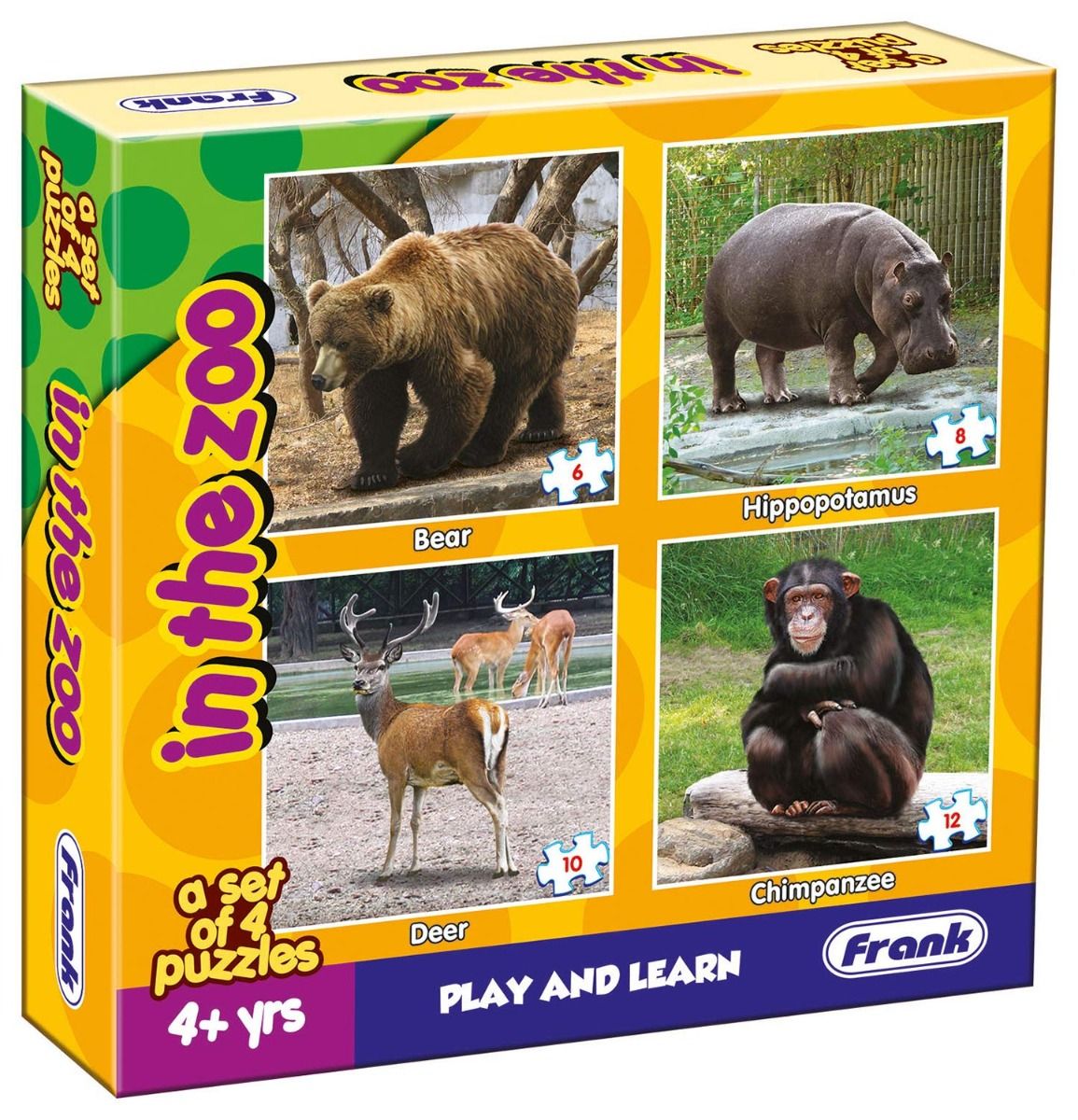 Frank In The Zoo Puzzle For (36 Pcs)