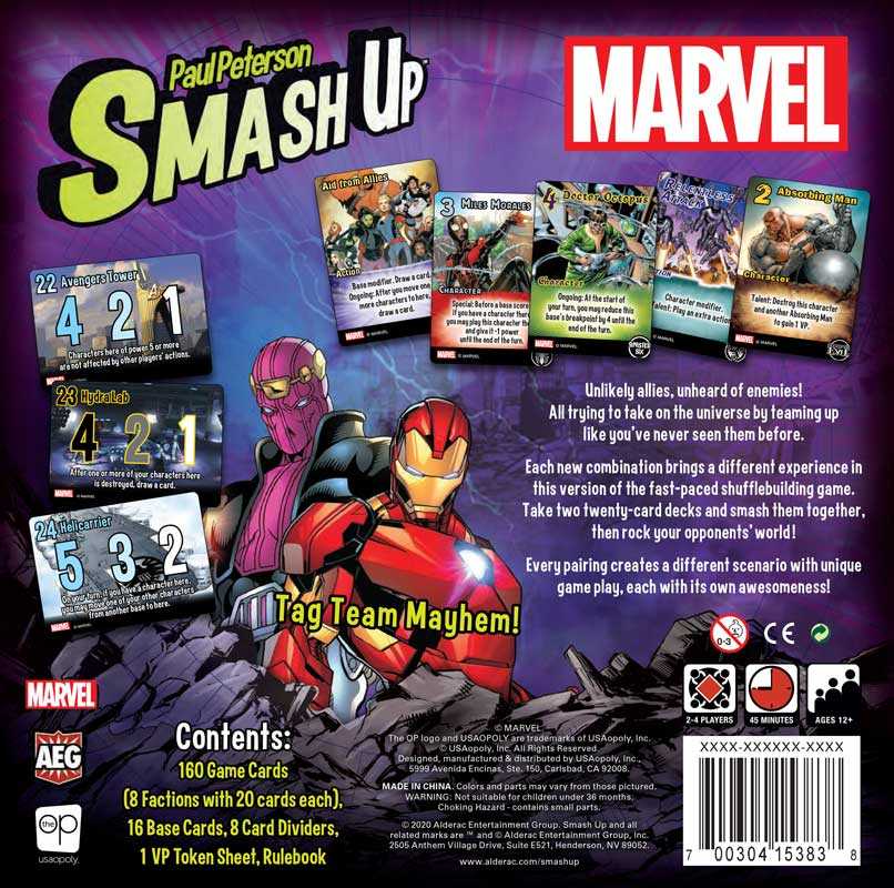 The OP Games Smash Up: Marvel