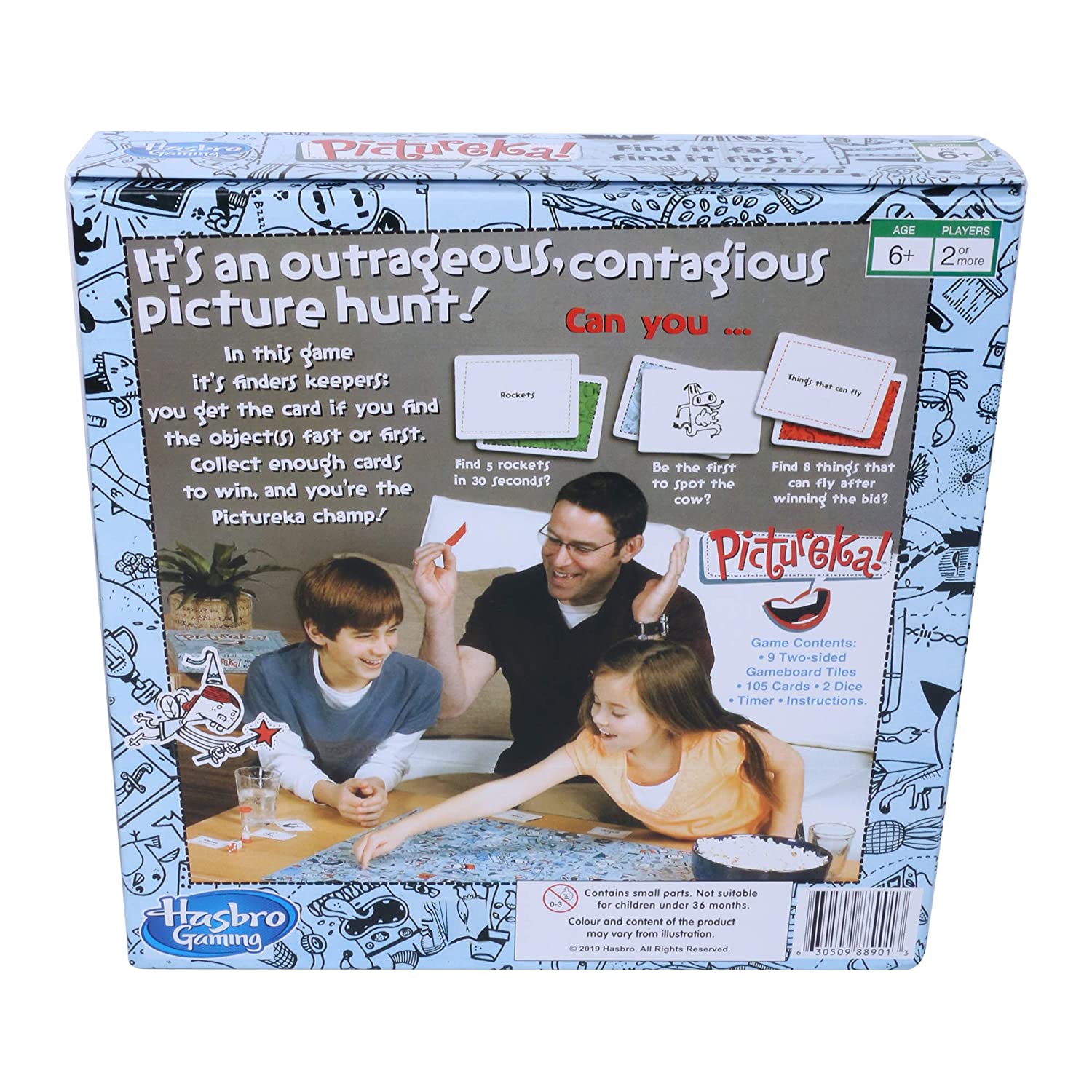 Hasbro Gaming Pictureka! Board Game For Family and Kids