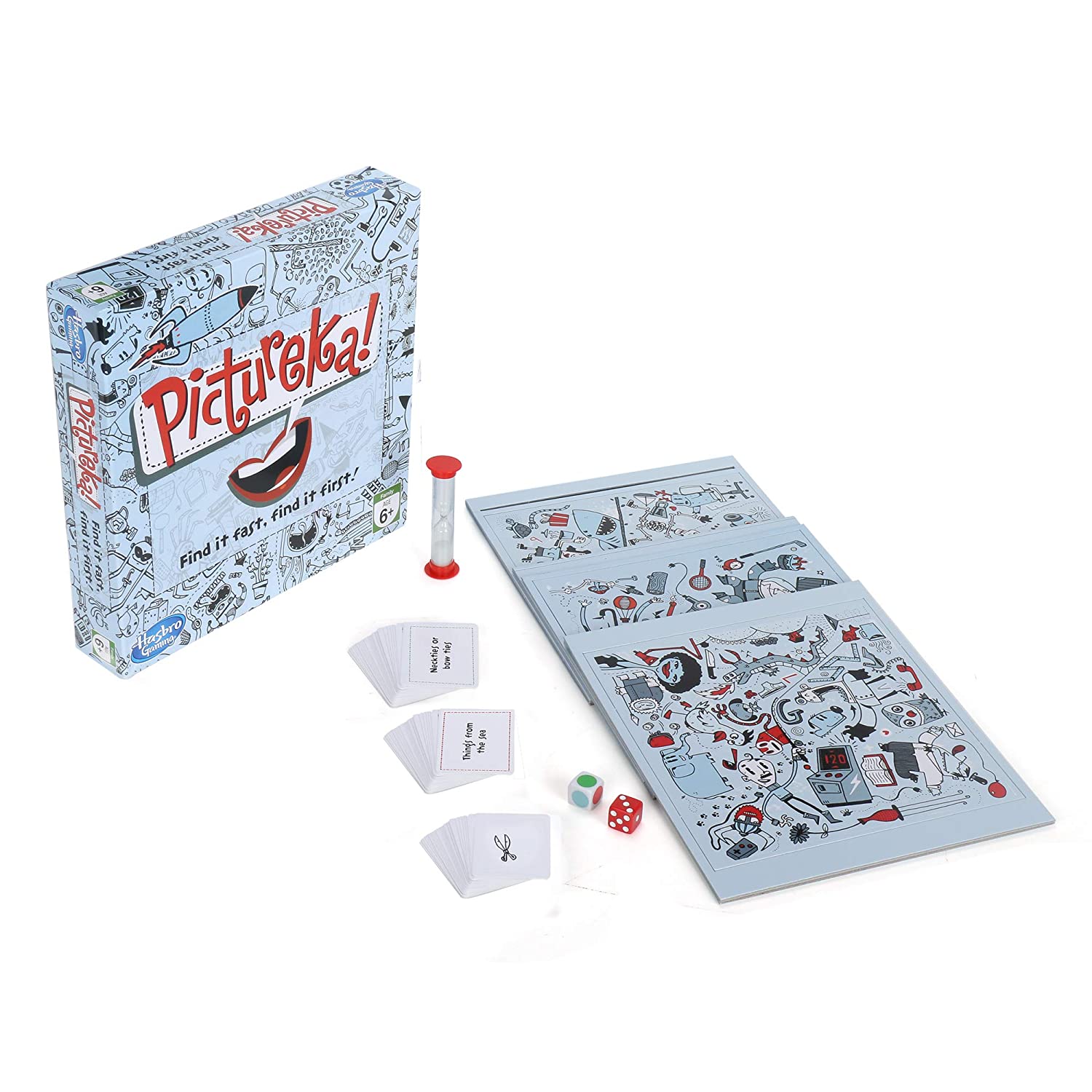 Hasbro Gaming Pictureka! Board Game For Family and Kids – Blue Balloon Toys