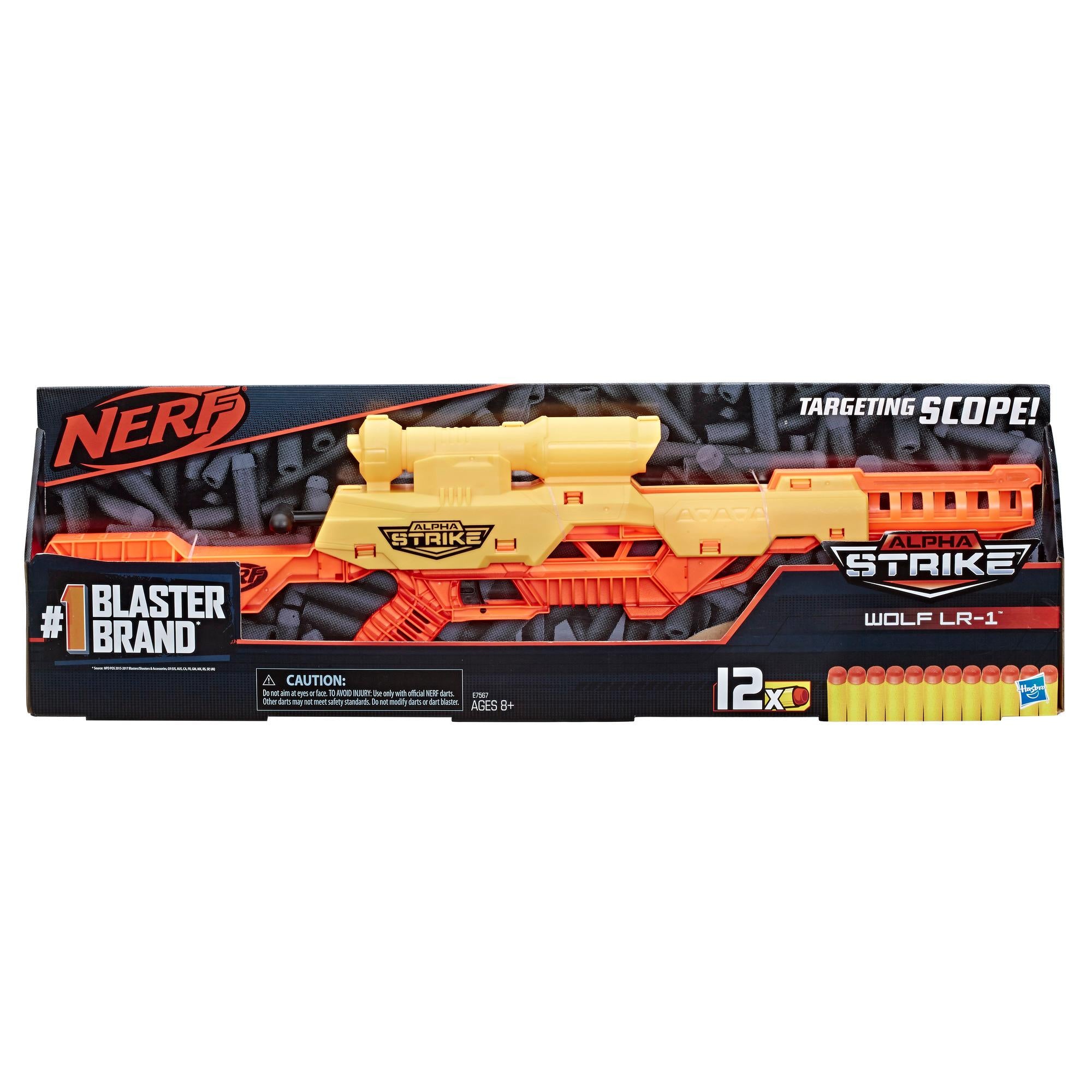 NERF Alpha Strike Wolf LR-1 Toy Blaster