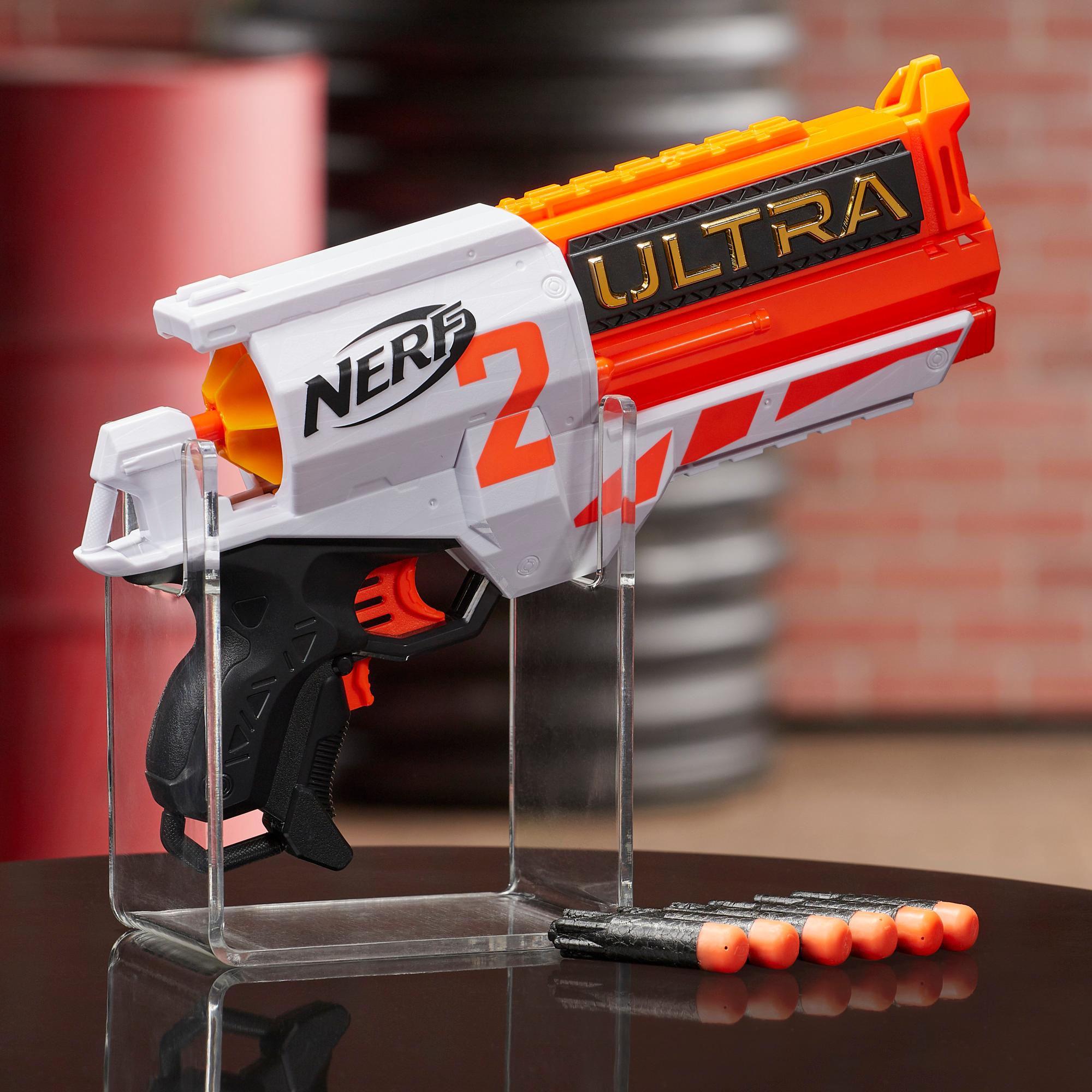 Nerf Ultra Two Motorized Blaster -- Fast-Back Reloading, 6 Nerf Ultra Darts -- Compatible Only with Nerf Ultra Darts