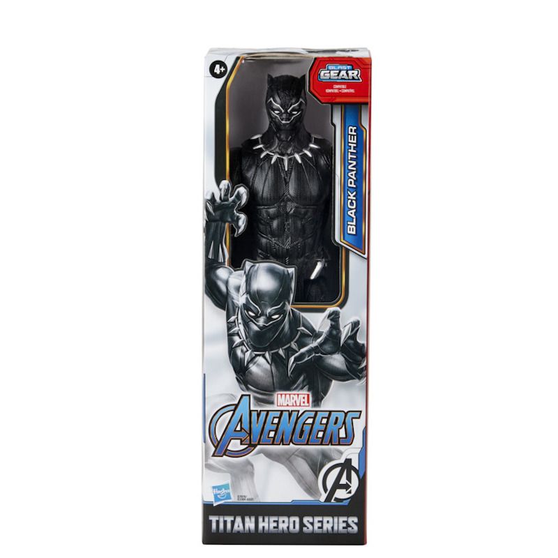 Marvel Avengers Titan Hero Series Black Panther Action Figure, 12-Inch