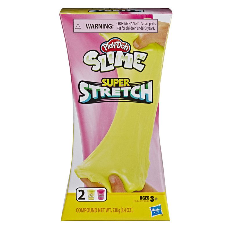 Play-Doh Slime Super Stretch Pack of 2 (Yellow and Red)