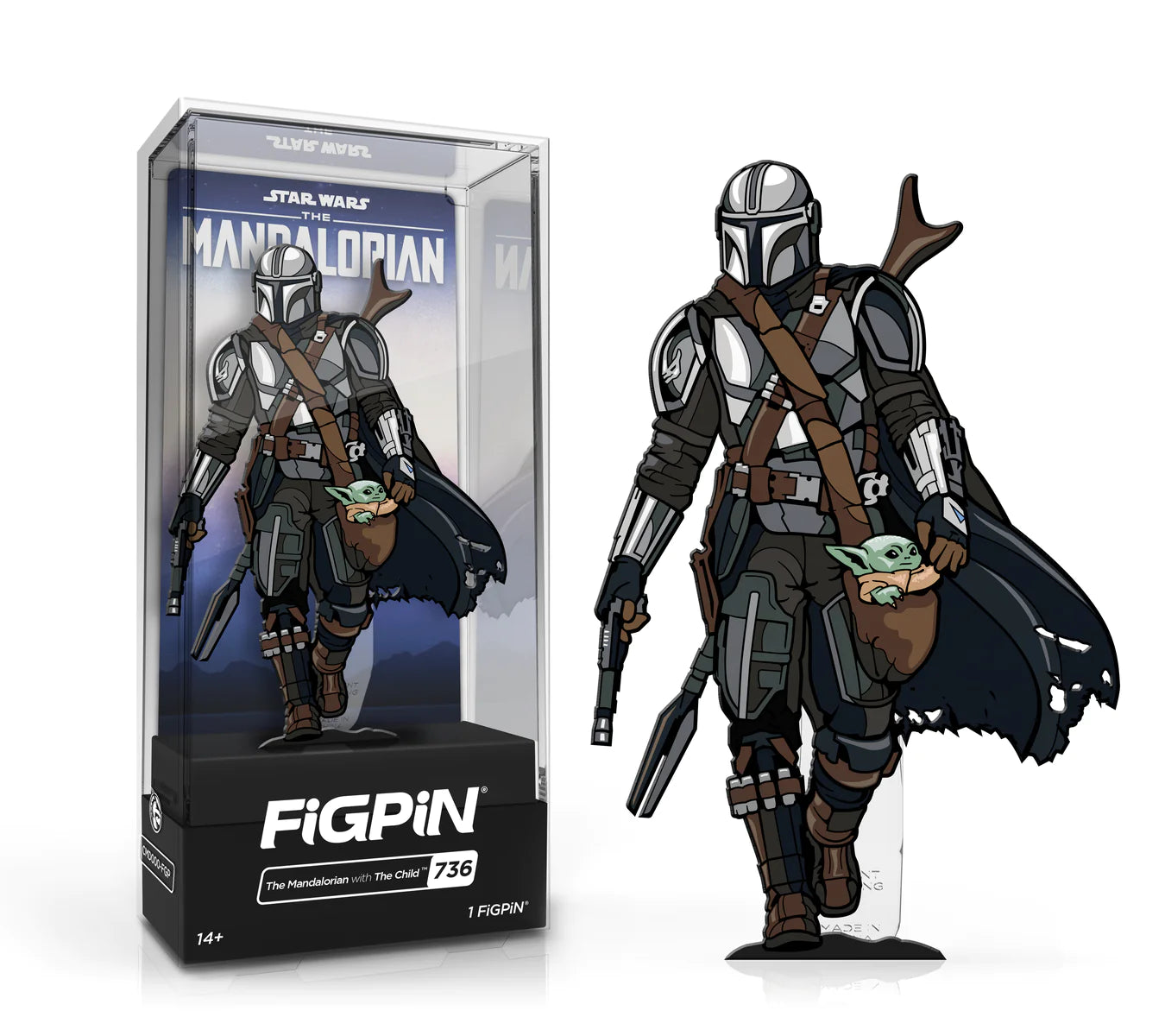 FiGPiN Star Wars The Mandalorian with The Child (736)