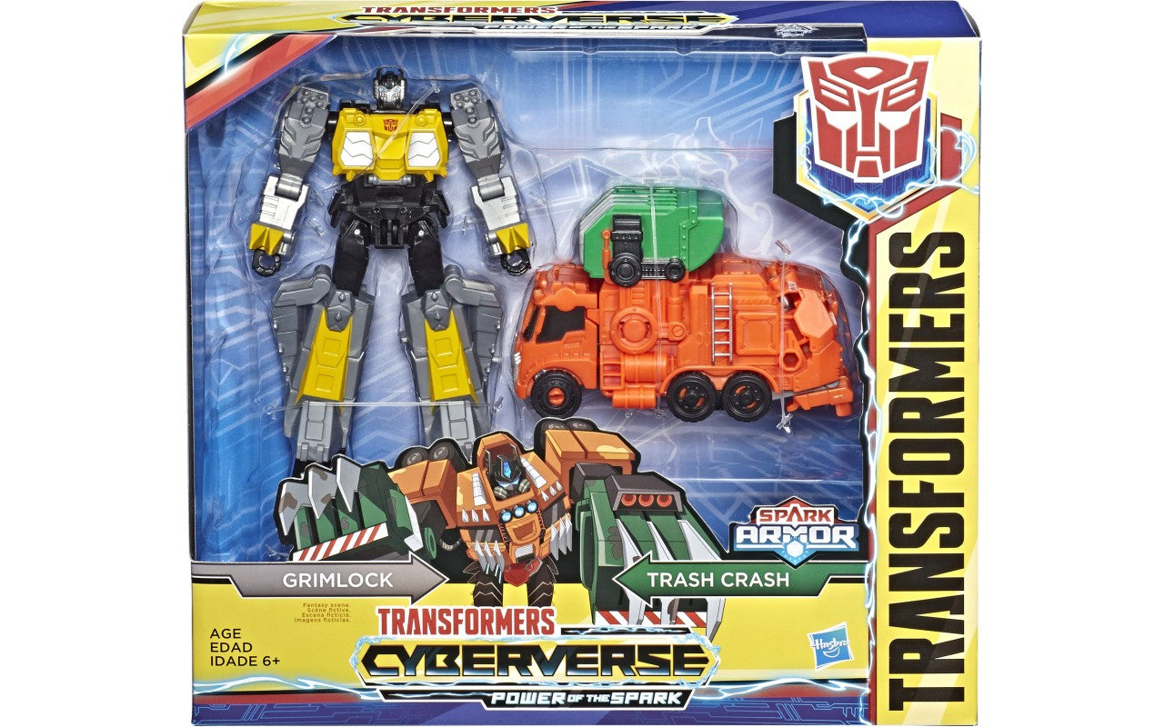 Transformers Spark Armor Grimlock - Trash Crash